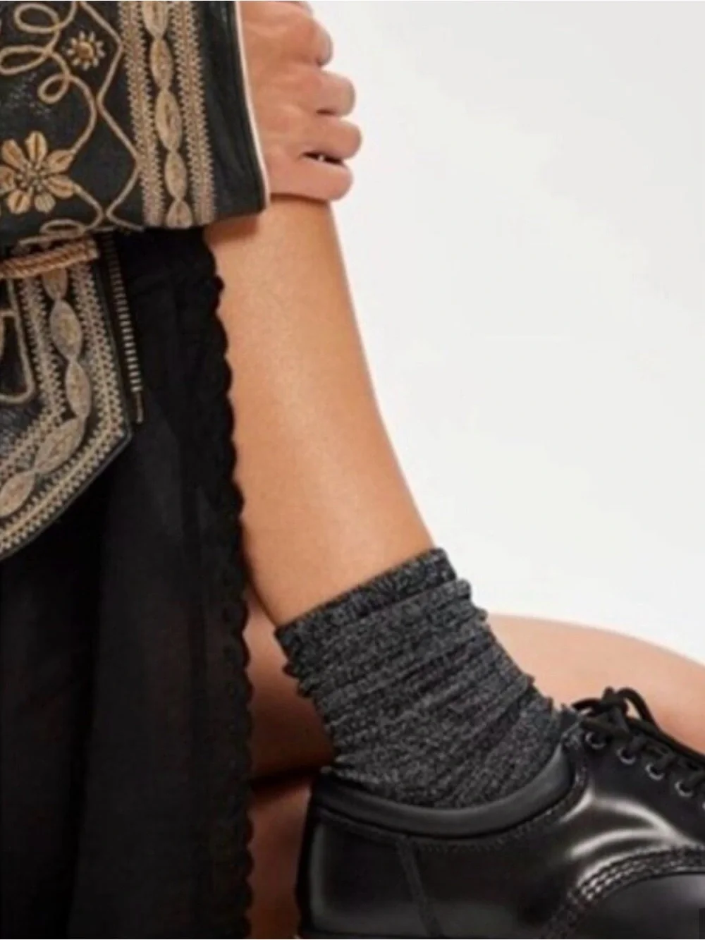 Free People Lurex Glitter socks. NWT. Pink
